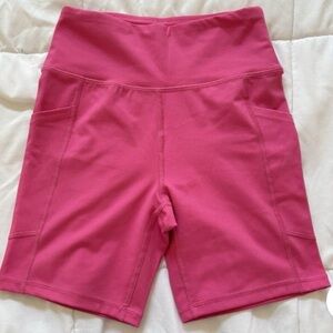 American Eagle The Everything Pocket Bike Short Pink XS